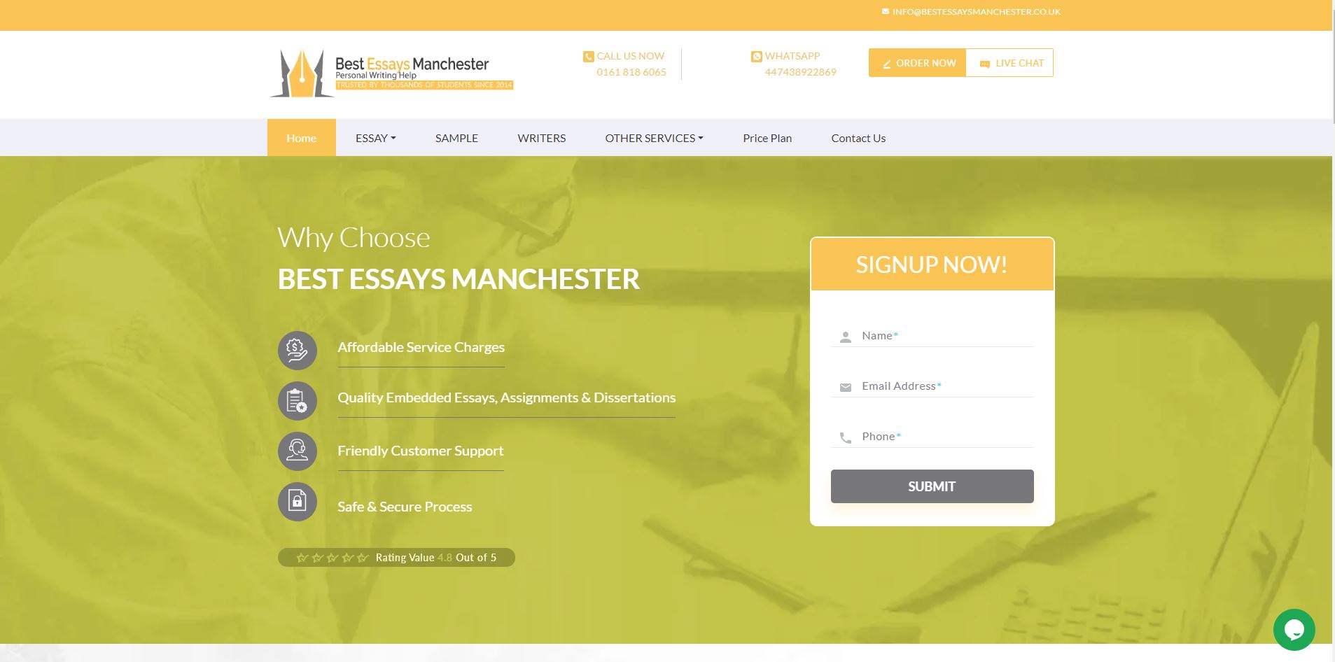 Bestessaysmanchester