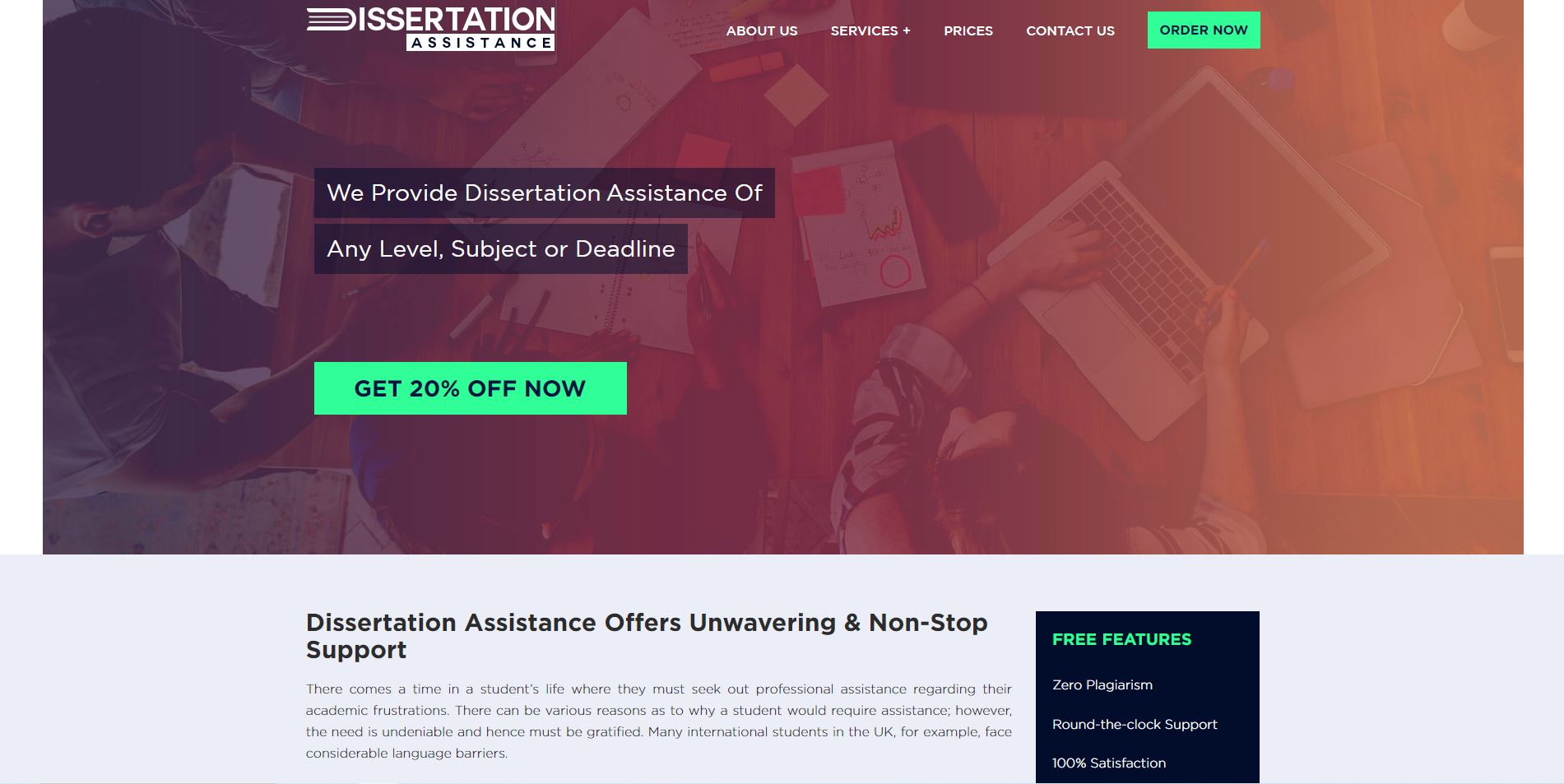Dissertationassistance